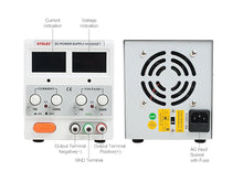 Cargar imagen en el visor de la galería, Fuente De Poder Regulable Laboratorio 30V 5A HYELEC Hy3005ET