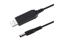 Cargar imagen en el visor de la galería, Adaptador 5V USB a 12V jack 5,5x2,1 mm
