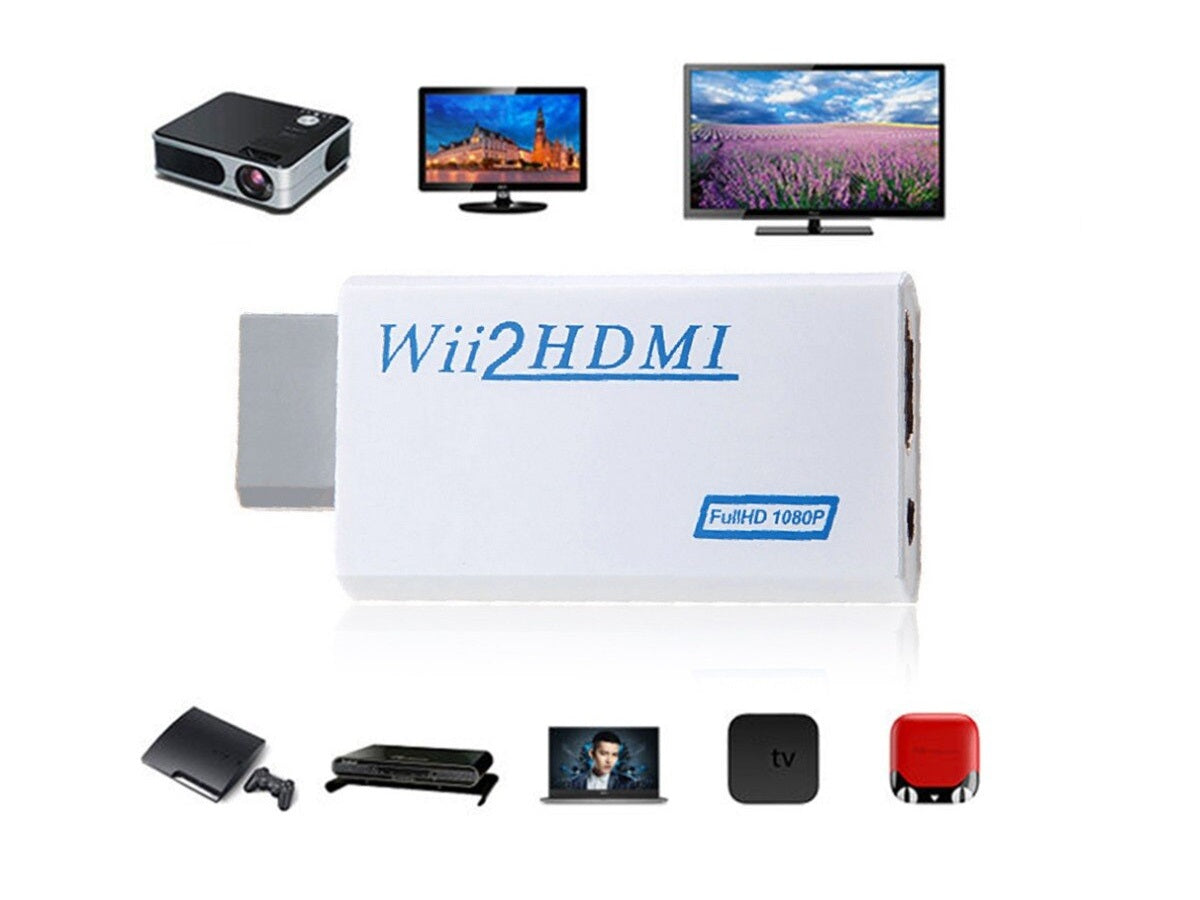 Adaptador Wii a HDMI con Audio Jack - Salida Chile