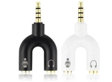 Cargar imagen en el visor de la galería, Splitter 3.5mm Adaptador Audio Separa Micrófono Audífono