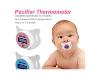Cargar imagen en el visor de la galería, Chupete termómetro bebé Azul