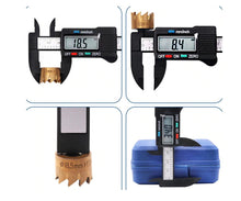Cargar imagen en el visor de la galería, Pie De Metro Digital 0-150 Mm Fibra De Carbono
