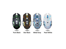 Cargar imagen en el visor de la galería, Mouse Gamer Inalámbrico Usb Recargable Led T-wolf