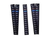 Cargar imagen en el visor de la galería, Pack 5 Tira Adhesiva Termómetro Lcd Acuario