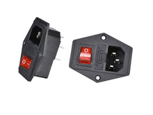 Cargar imagen en el visor de la galería, Zócalo Fuente Poder C14 Porta Fusible Interruptor