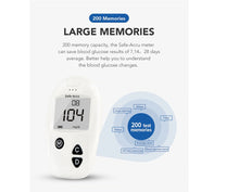 Cargar imagen en el visor de la galería, Glucómetro Sinocare + 50 Lancetas + 50 Tiras + Estuche