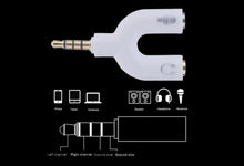 Cargar imagen en el visor de la galería, Splitter 3.5mm Adaptador Audio Separa Micrófono Audífono