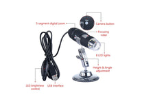 Cargar imagen en el visor de la galería, Microscopio Digital Usb 1600x Profesional