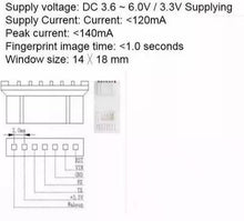 Cargar imagen en el visor de la galería, Lector Huella dactilar FPM10A
