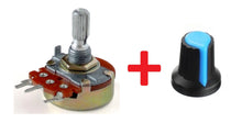 Cargar imagen en el visor de la galería, Potenciómetro 50k + Perilla 6mm