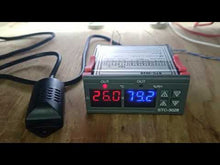 Cargar y reproducir el video en el visor de la galería, Termostato control temperatura y humedad STC 3028