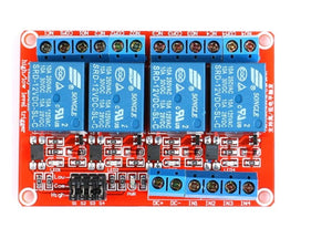 Módulo Relé 12v 4 Canales Arduino Terminal Block