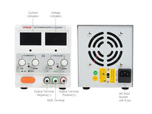 Cargar imagen en el visor de la galería, Fuente De Poder Regulable Laboratorio 30V 5A HYELEC Hy3005ET
