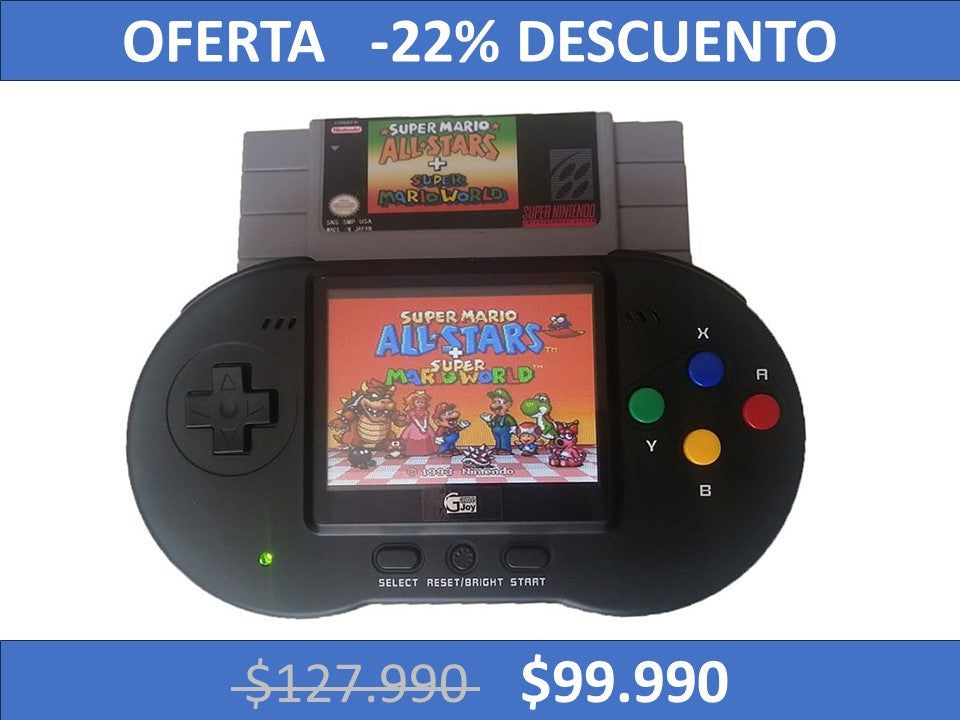 Poke Fami Dx Portátil Compatible Con Super Nintendo Snes