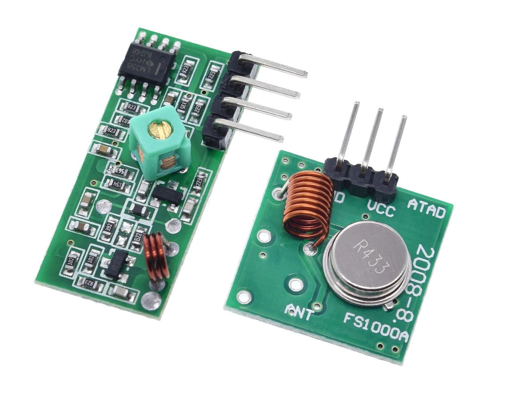 Módulo RF transmisor y receptor 433 MHz