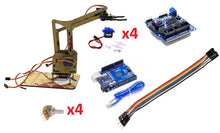 Cargar imagen en el visor de la galería, Brazo Robótico para 4 SG90 Kit 2 (4 servos incluídos)
