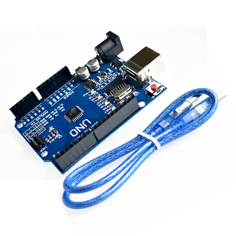 Placa desarrollo Atmega 328P UNO R3 compatible con Arduino + cable USB