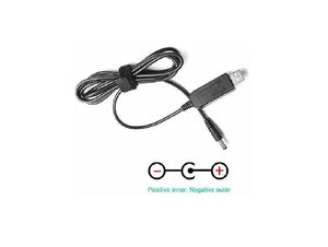 Adaptador 5V USB a 12V jack 5,5x2,1 mm