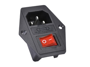 Zócalo Fuente Poder C14 Porta Fusible Interruptor