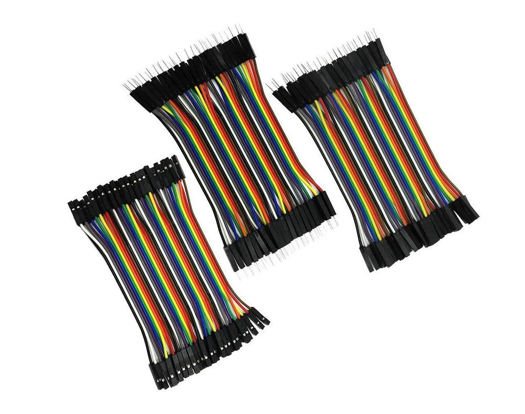 Kit 120 Cables Dupont 10 Cm