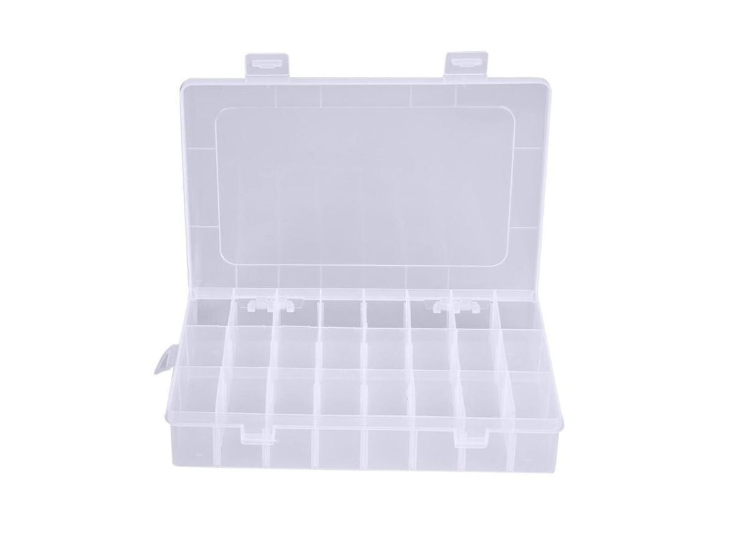 Caja plástica organizadora 24 compartimientos