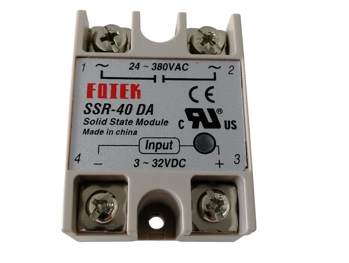 Relé Estado Sólido SSR 40DA, Control DC, Salida AC
