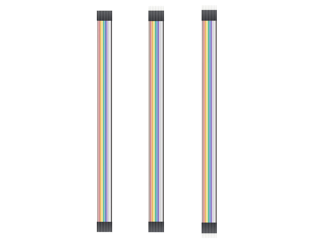 Kit 30 Cables Dupont 30cm M-m, M-h, H-h Arduino Protoboard