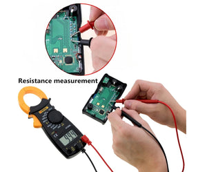 Multímetro voltímetro amperímetro de tenaza