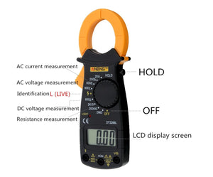 Multímetro voltímetro amperímetro de tenaza