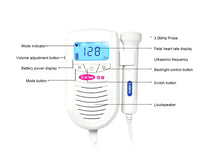 Cargar imagen en el visor de la galería, Doppler Fetal Monitor Latidos Fetales Bebés)
