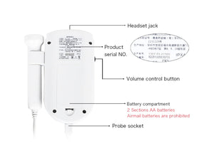 Doppler Fetal Monitor Latidos Fetales Bebés)