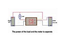 Cargar imagen en el visor de la galería, Voltímetro Amperímetro Panel 0-200V y 0-10A
