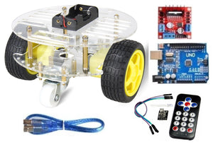 Chasis smart car Circular 4 ruedas Kit 1 Compatible con Arduino