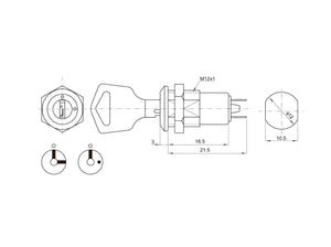 Interruptor con llave