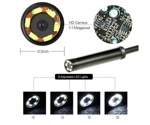 Cámara Endoscópica De 2 Metros 7mm Para Android, Pc Linterna