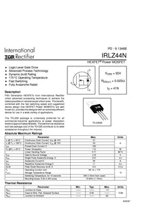 Transistor Mosfet Irlz44n Canal N