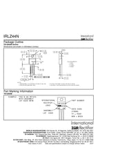 Cargar imagen en el visor de la galería, Transistor Mosfet Irlz44n Canal N
